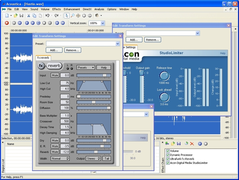 Acoustica Screenshot